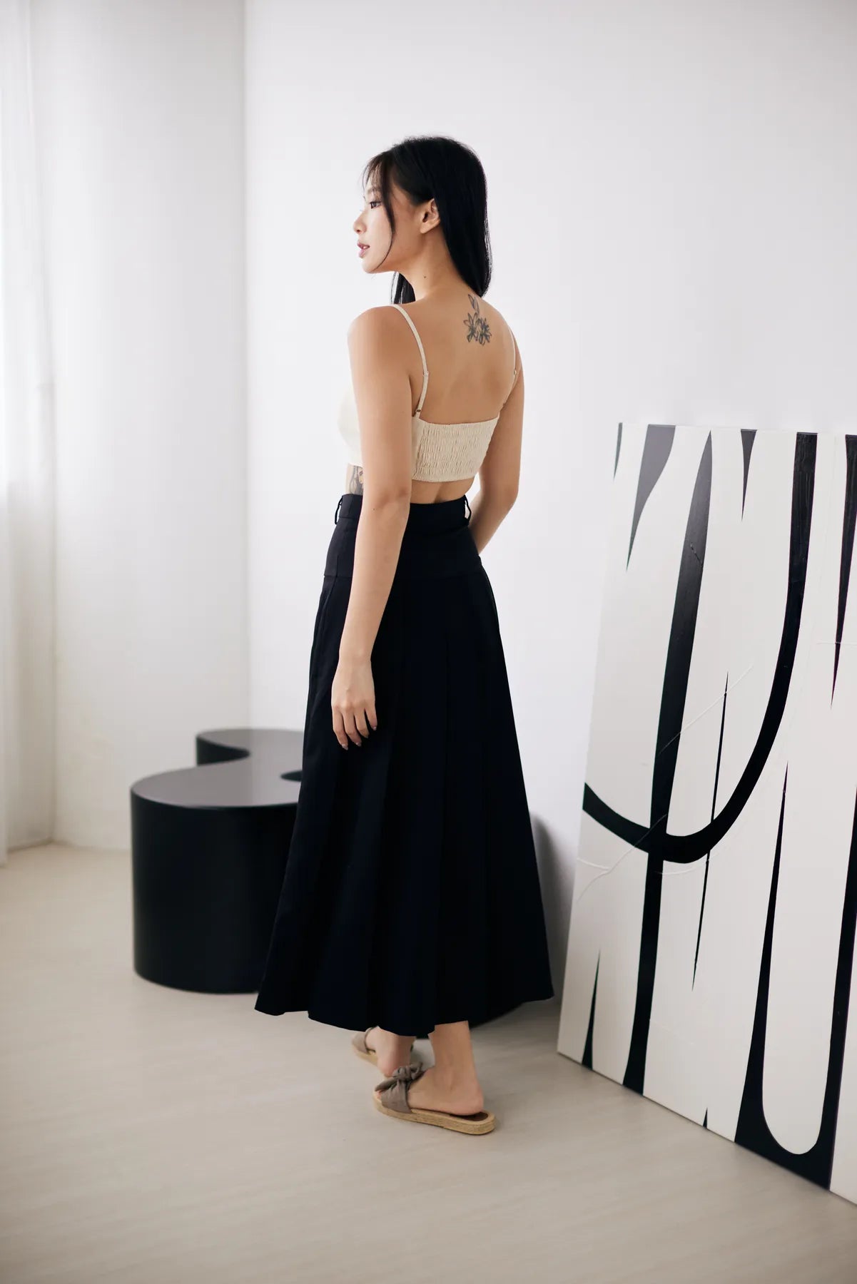 Alyna Two-Way Pleated Skirt