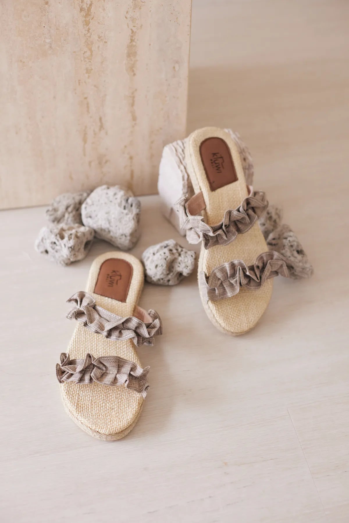 Mio Ruffled Sandals