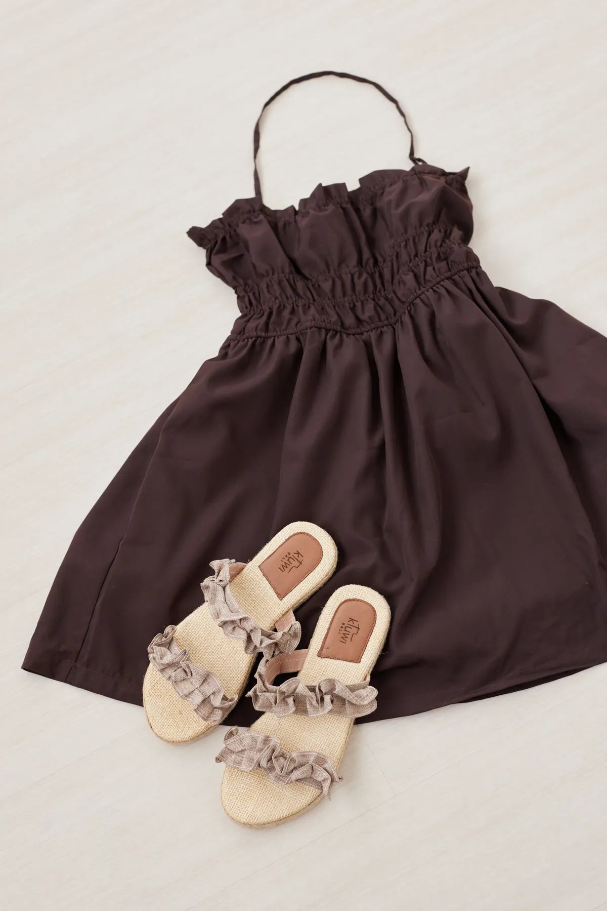 Mio Ruffled Sandals