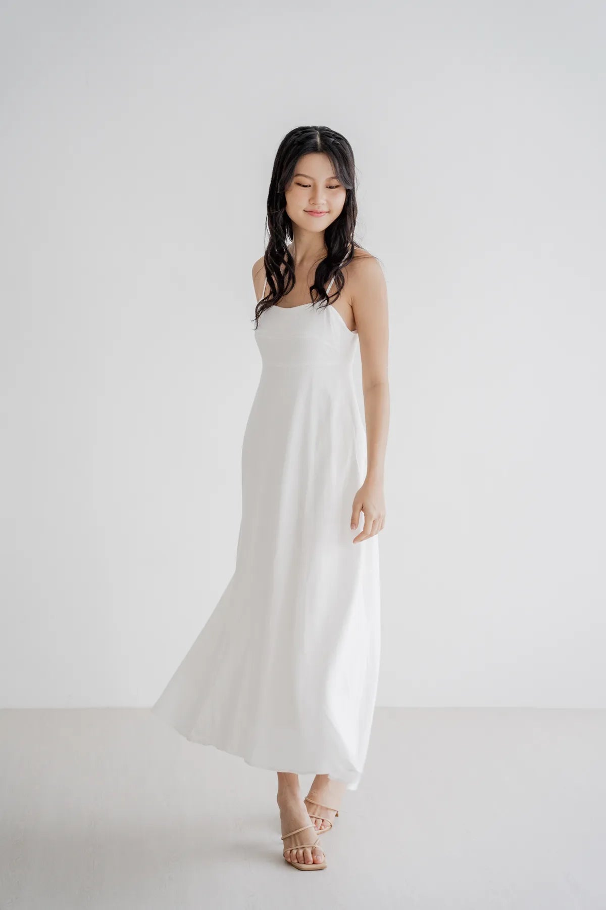Ariel Linen Swing Maxi Dress