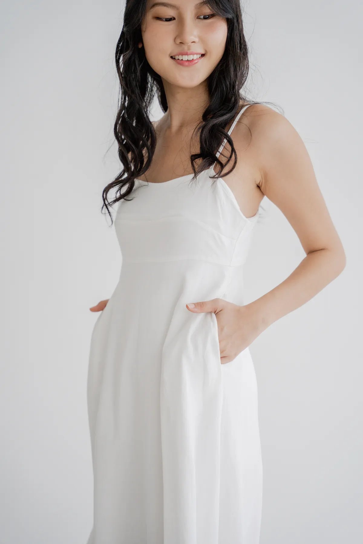 Ariel Linen Swing Maxi Dress