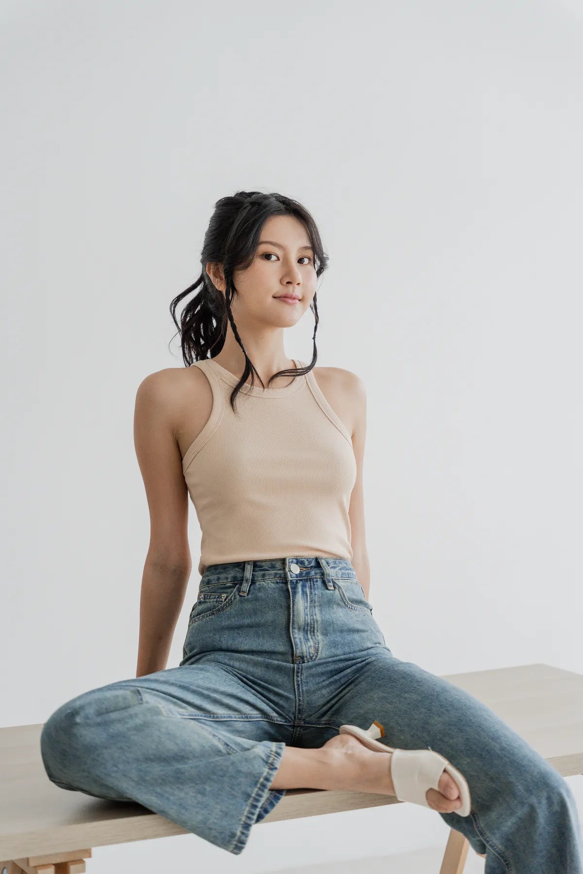 Bella Basic Racercut Tank Top