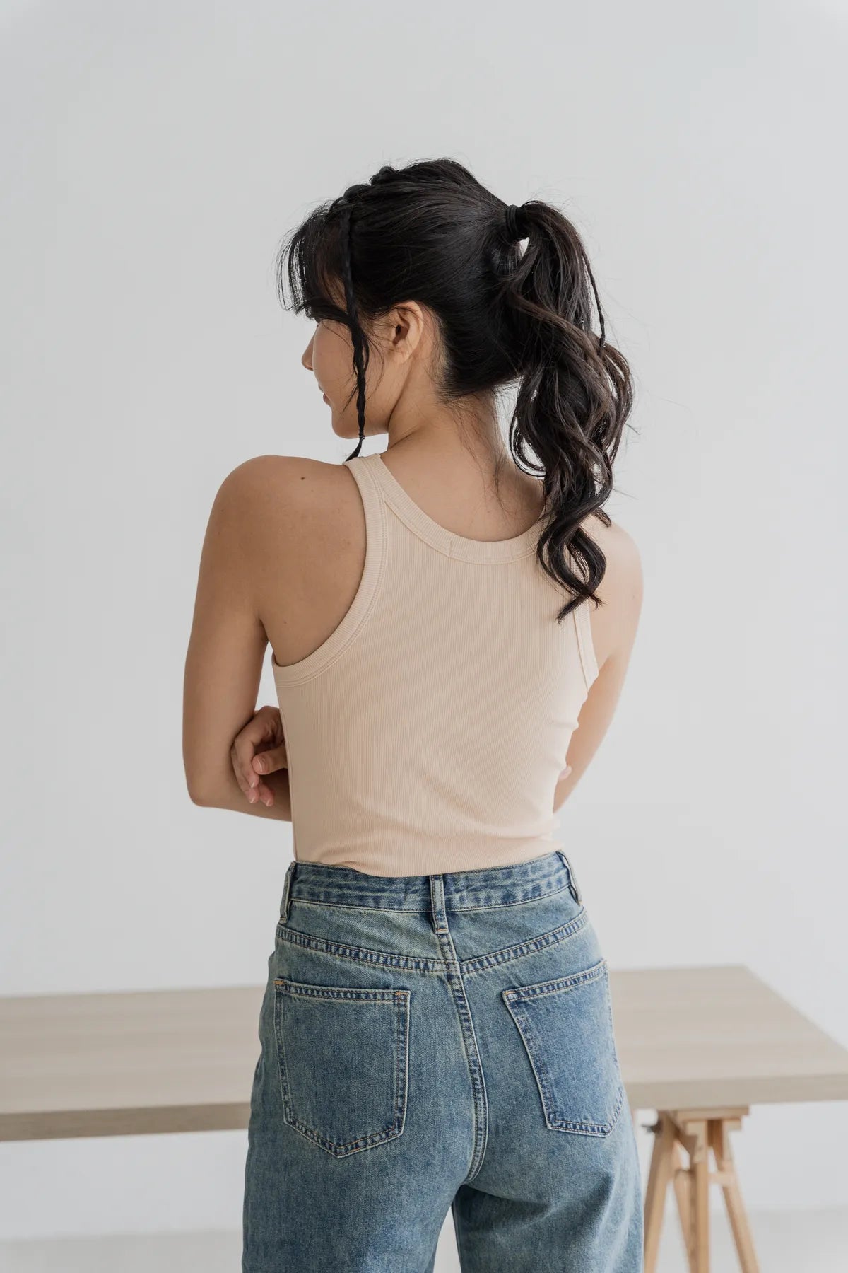 Bella Basic Racercut Tank Top