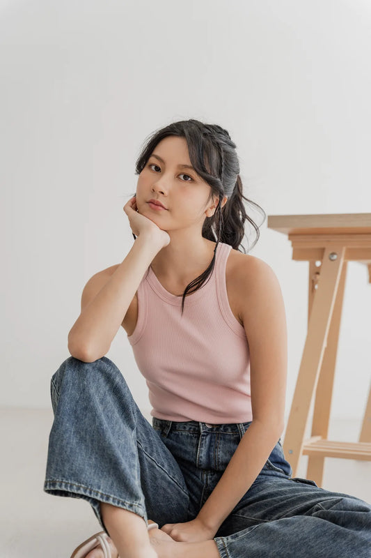 Bella Basic Racercut Tank Top