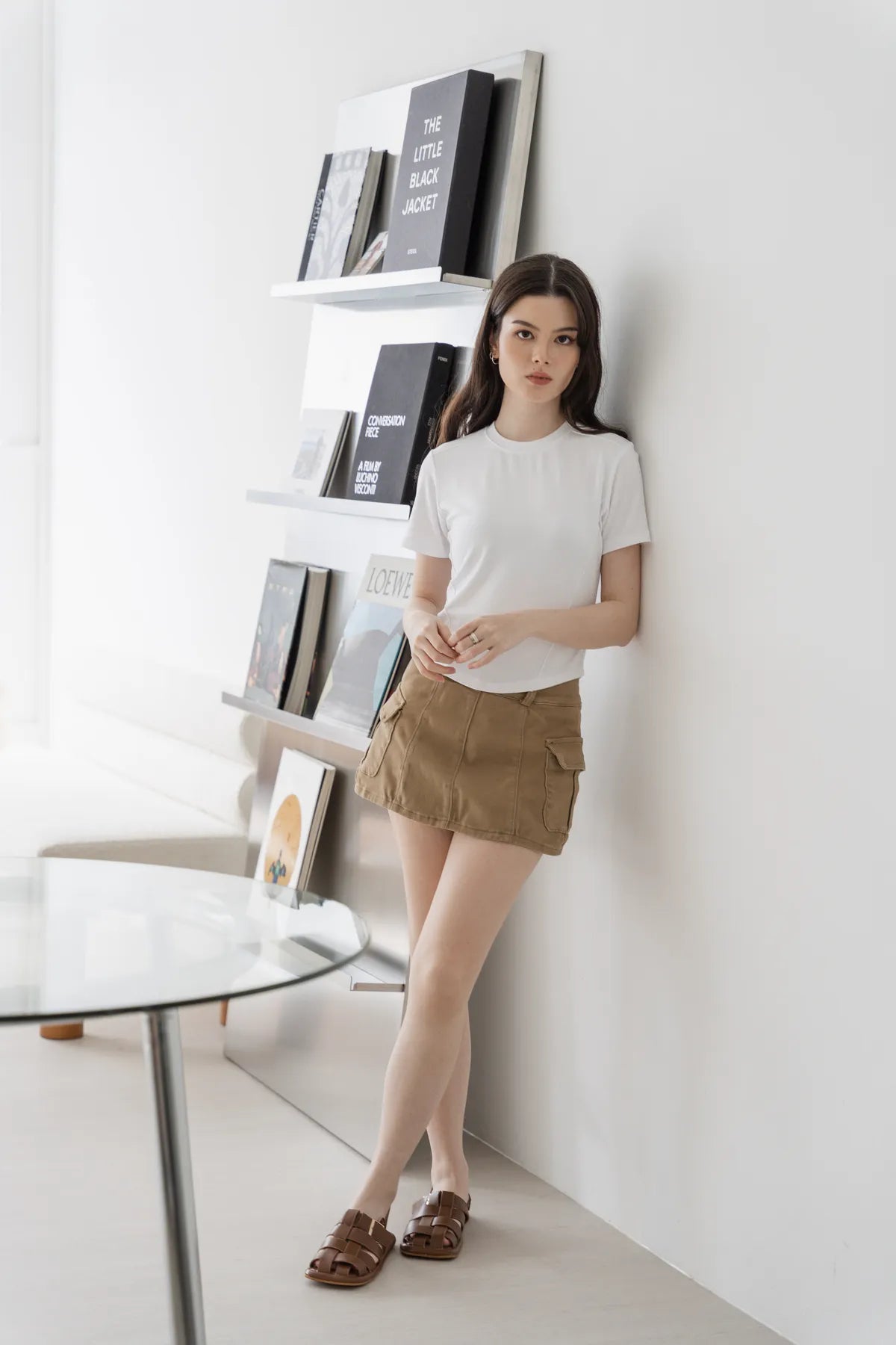 Claire Contoured Basic Baby Tee
