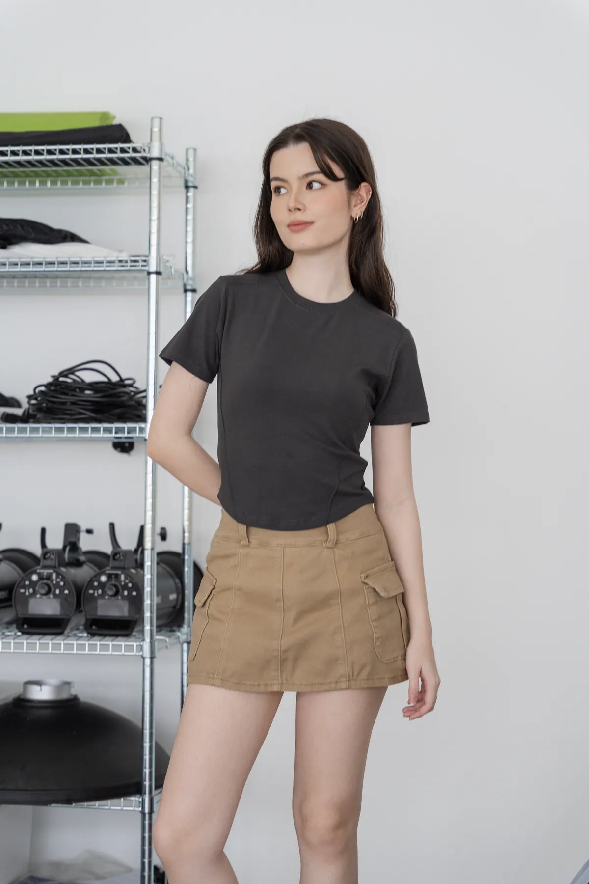 Claire Contoured Basic Baby Tee