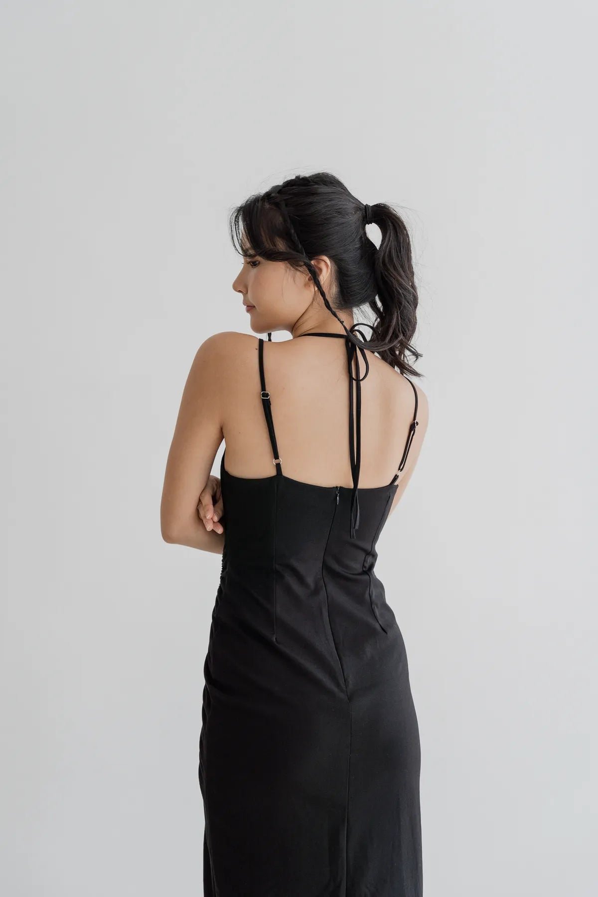 Nova Strappy Ruched Dress