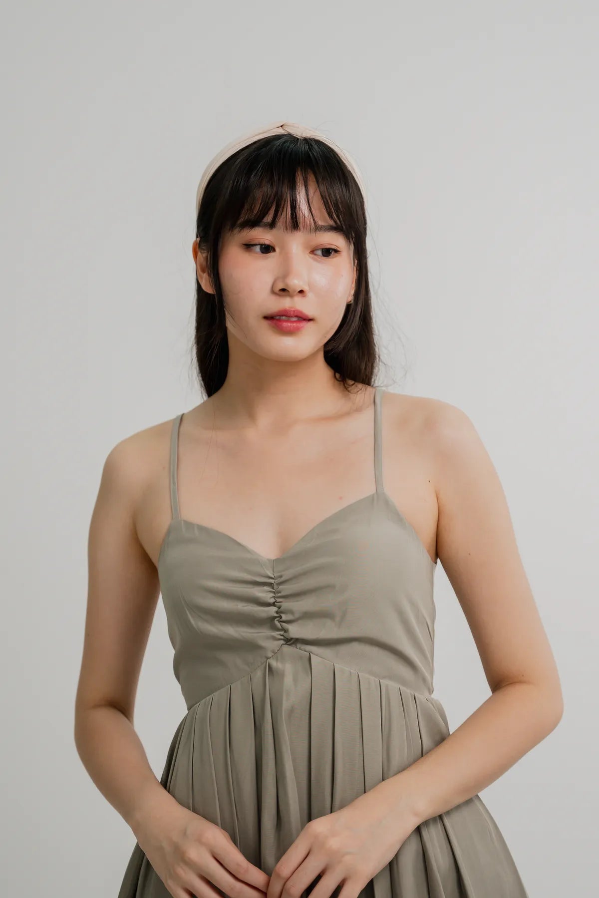 Poppy Pleated Short Dress