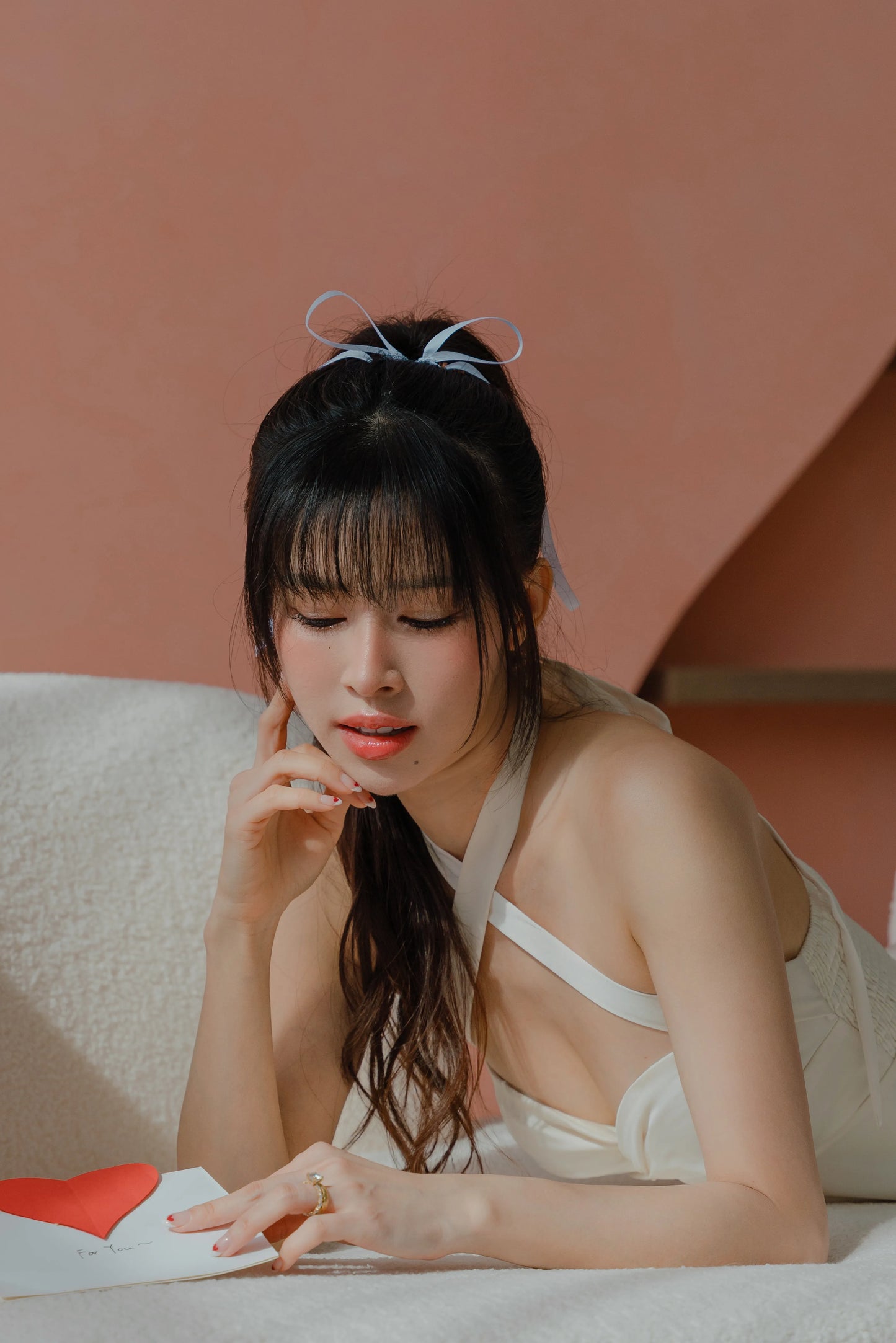 NICOLECHANGMIN x LIKKA Arista Dress in Vanilla