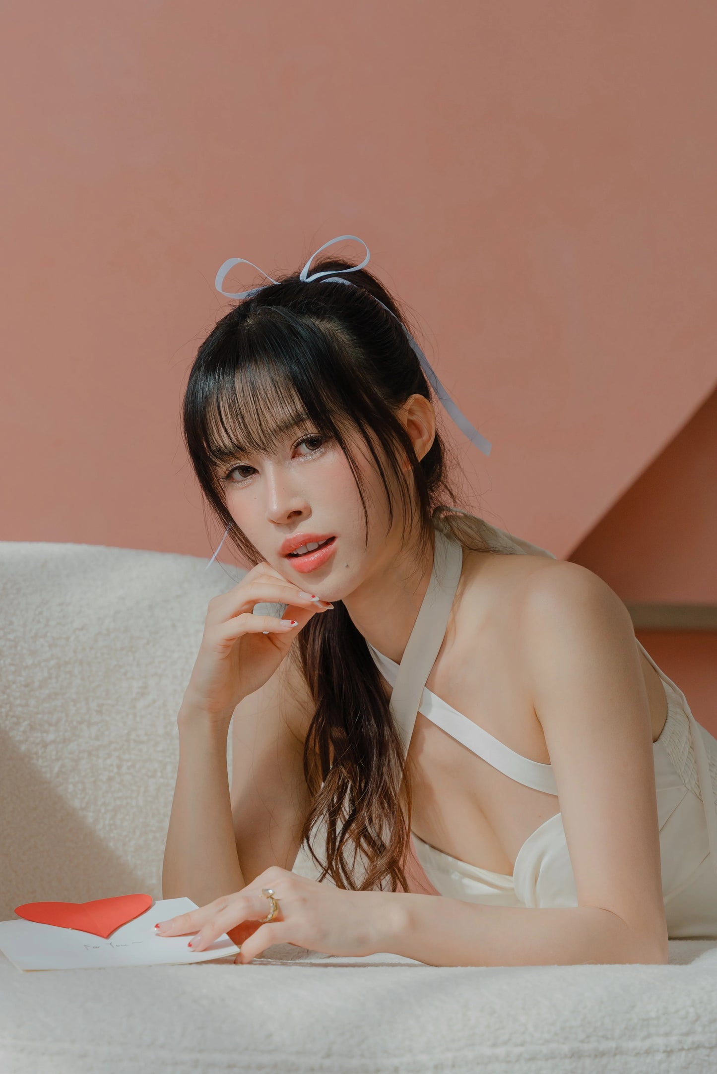 NICOLECHANGMIN x LIKKA Arista Dress in Vanilla