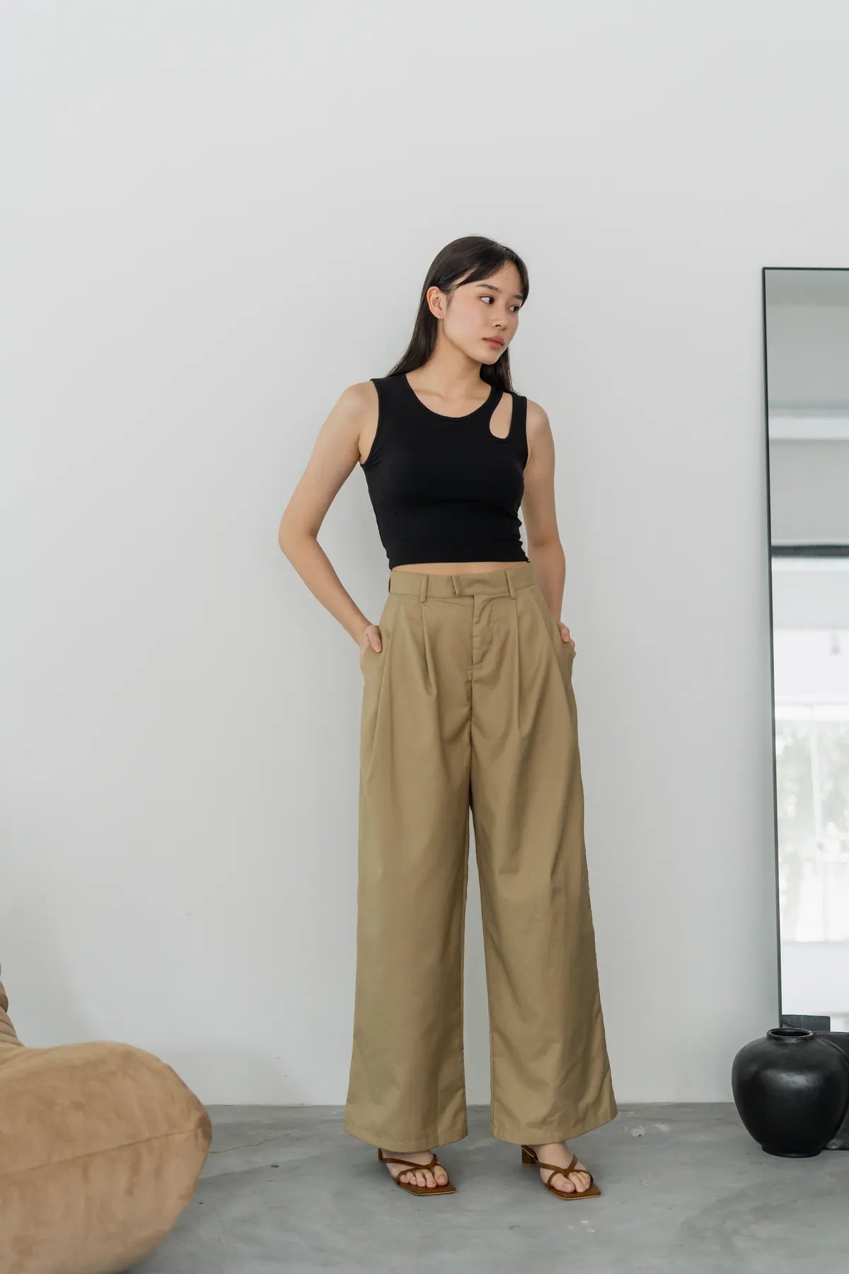 Kelly Front Pleat Tall Pants