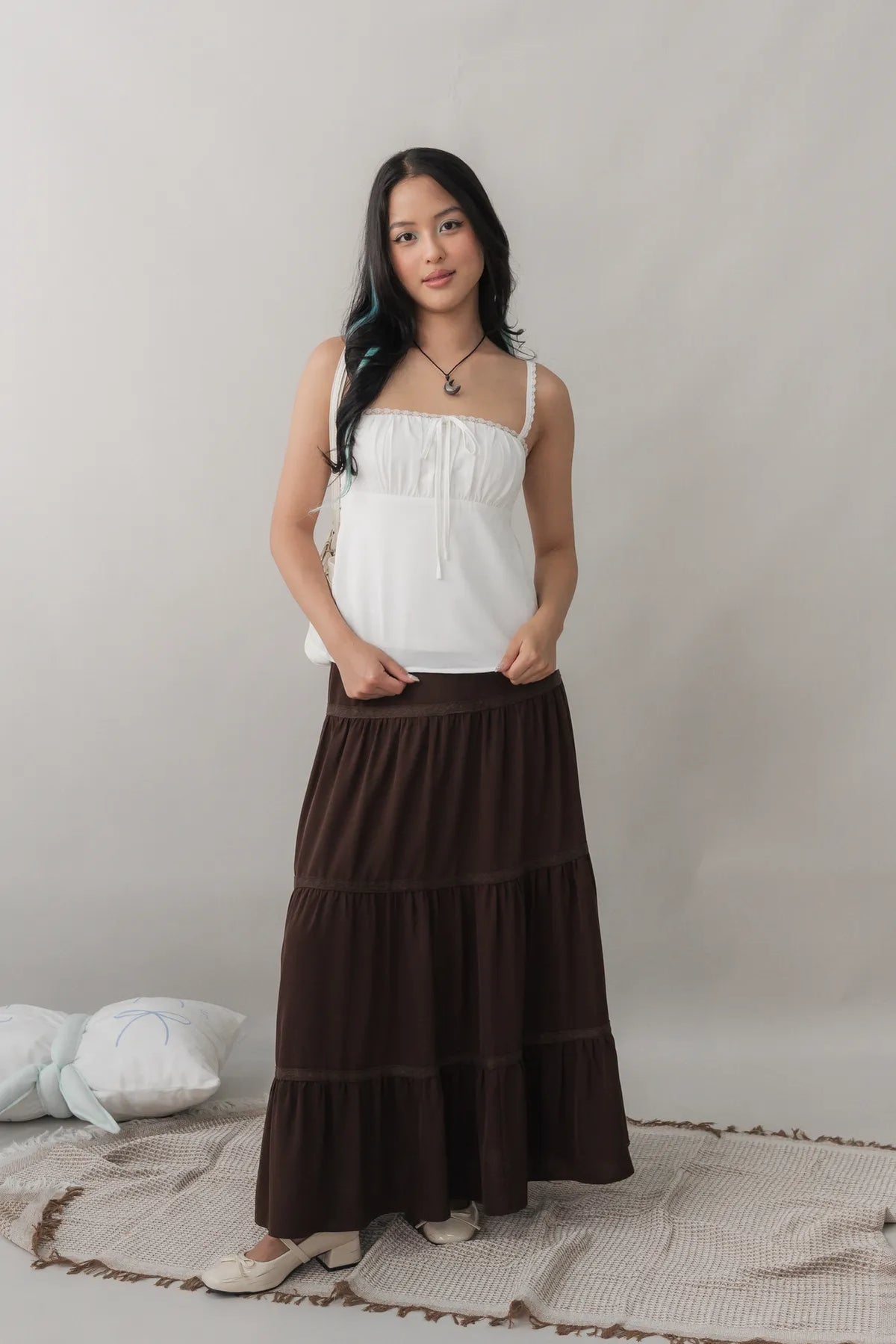 Kiara V2 Longline Padded Babydoll Top