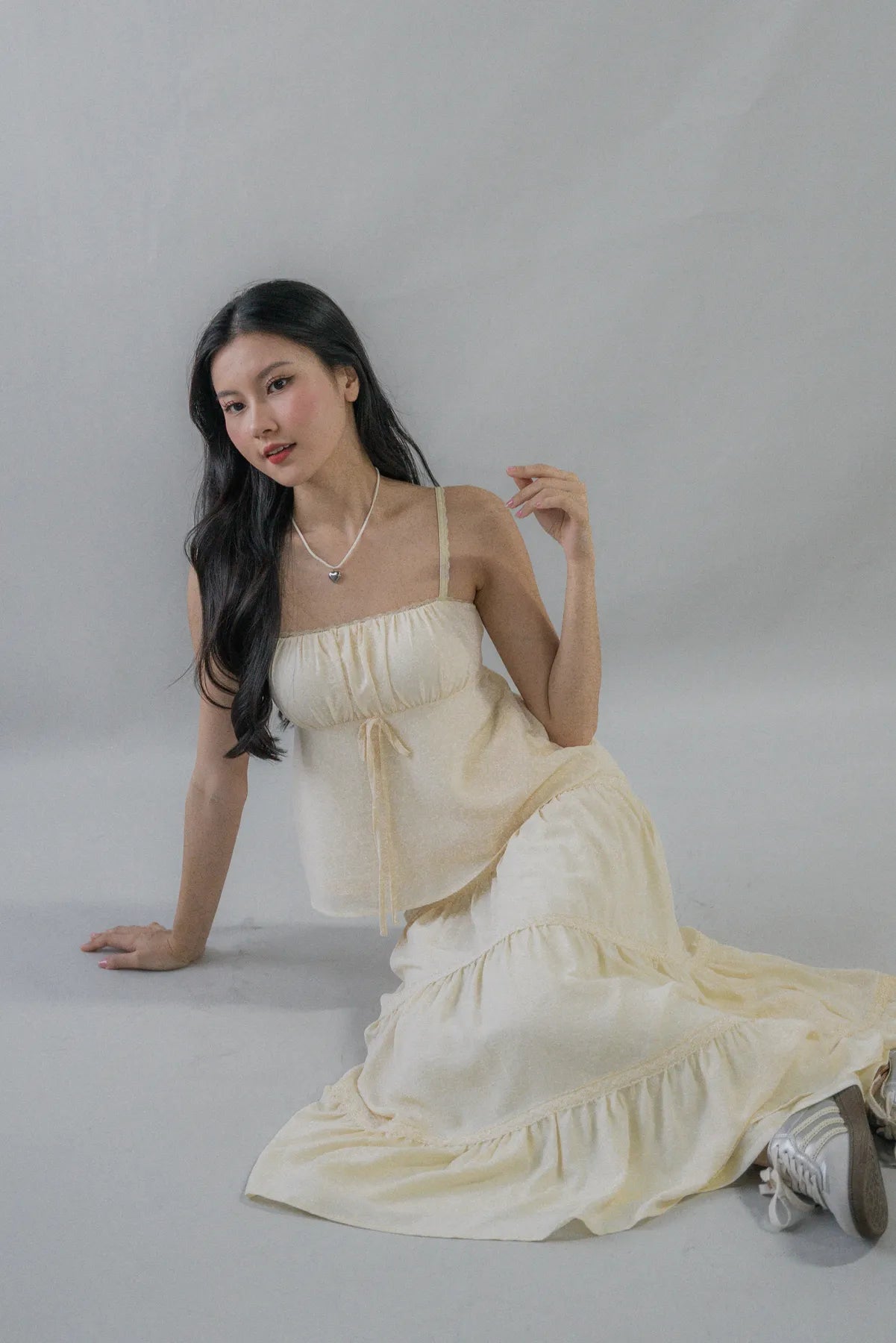 Eden Long Tiered Lace Skirt