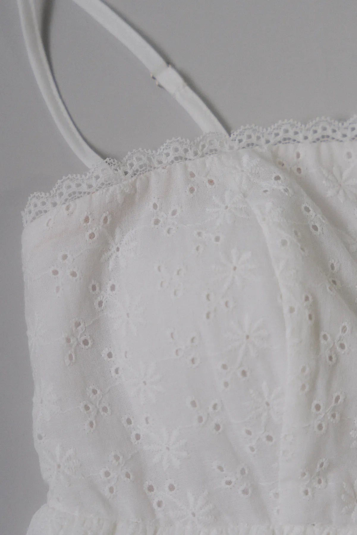 Jolyn Eyelet Babydoll Padded Top