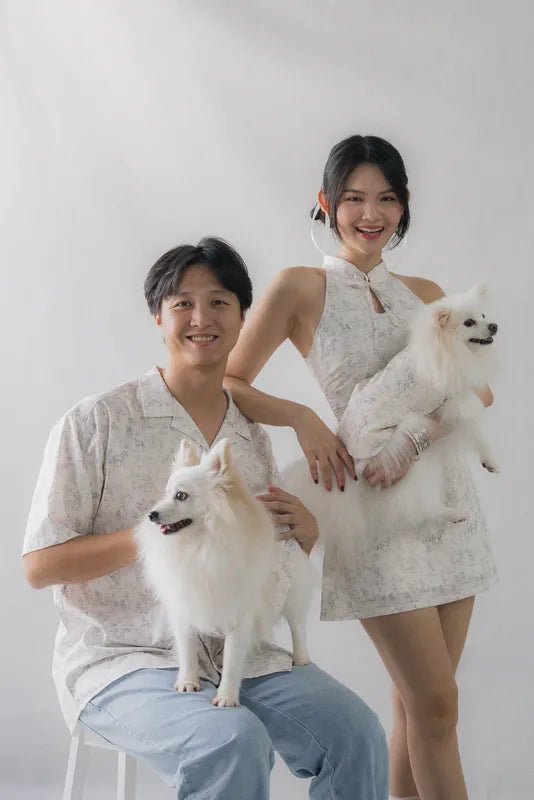 Amara Padded Cheongsam Mini Dress