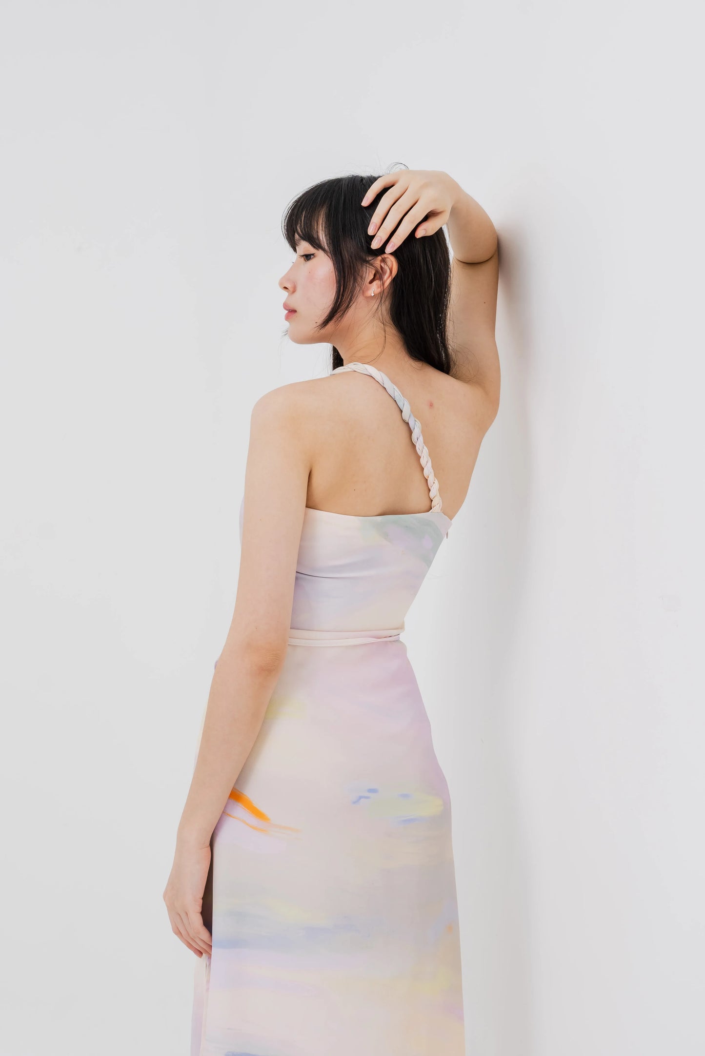 Lily Fitted Toga Midi Dress