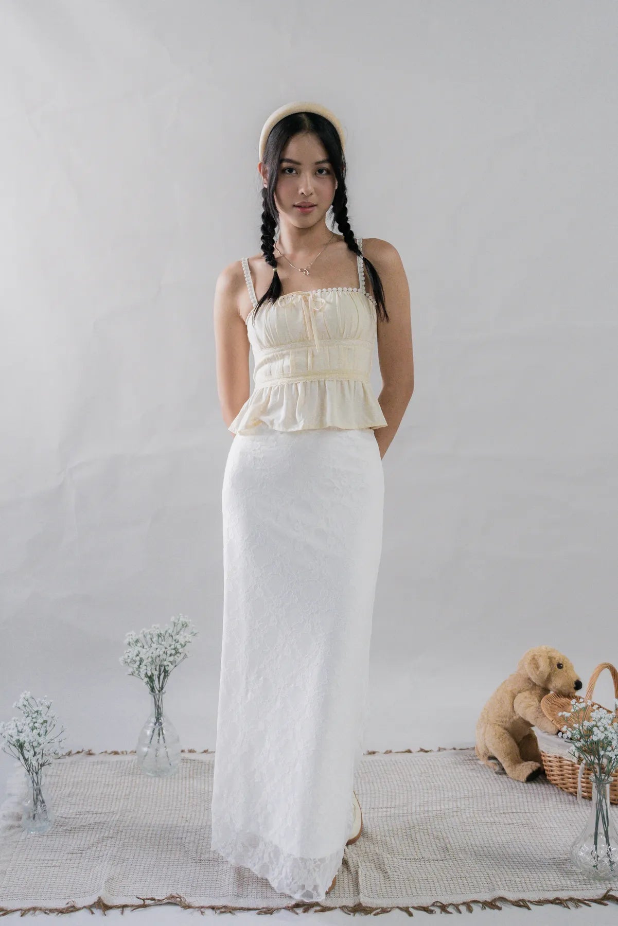Bradley Soft Fishtail Lace Skirt