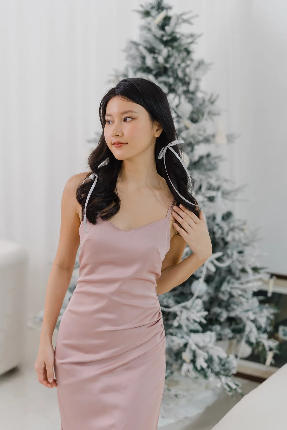LIKKA x Weekend Strangers Halsey Overlap Ruched Dress