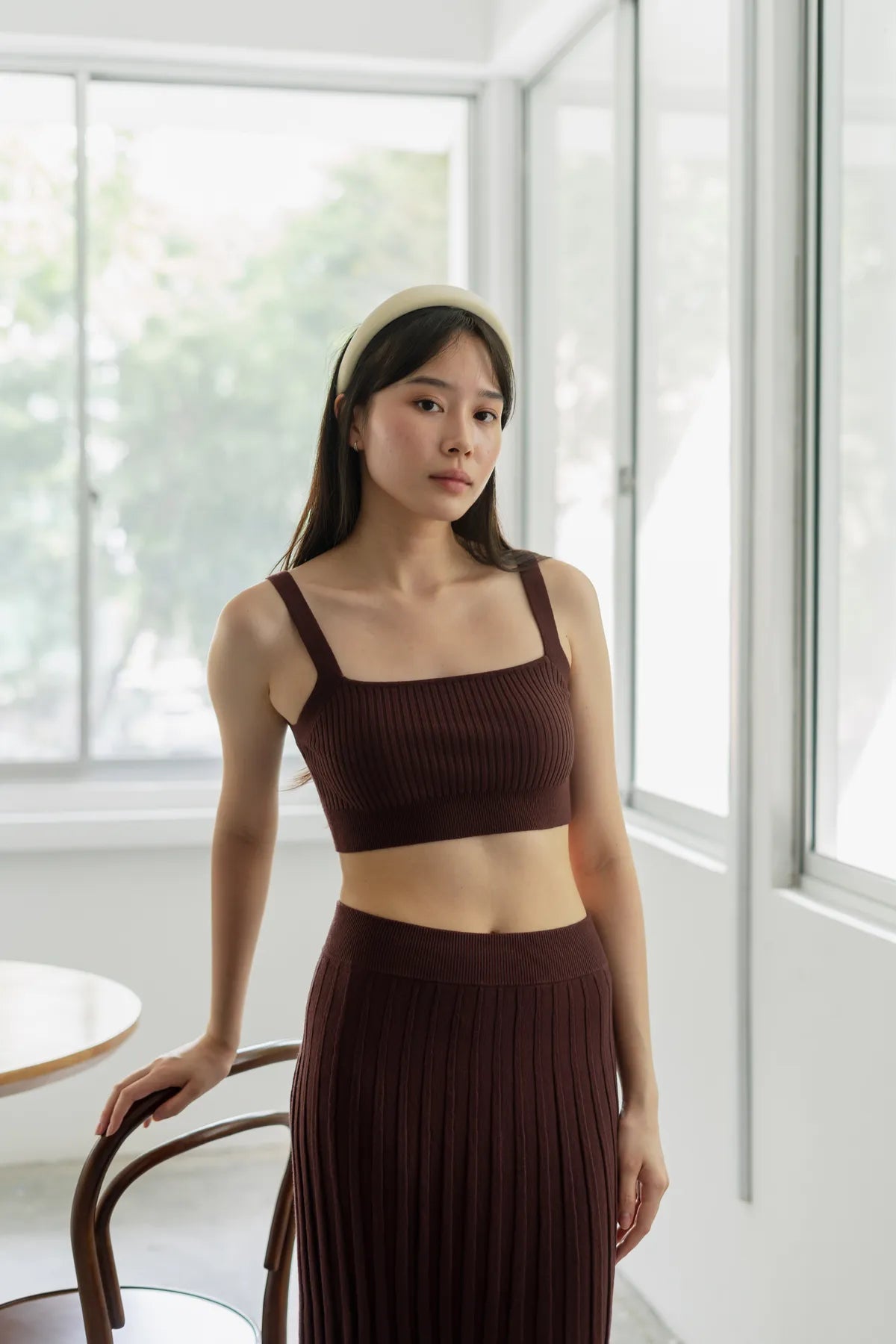 Blair Knitted Camisole Crop Top