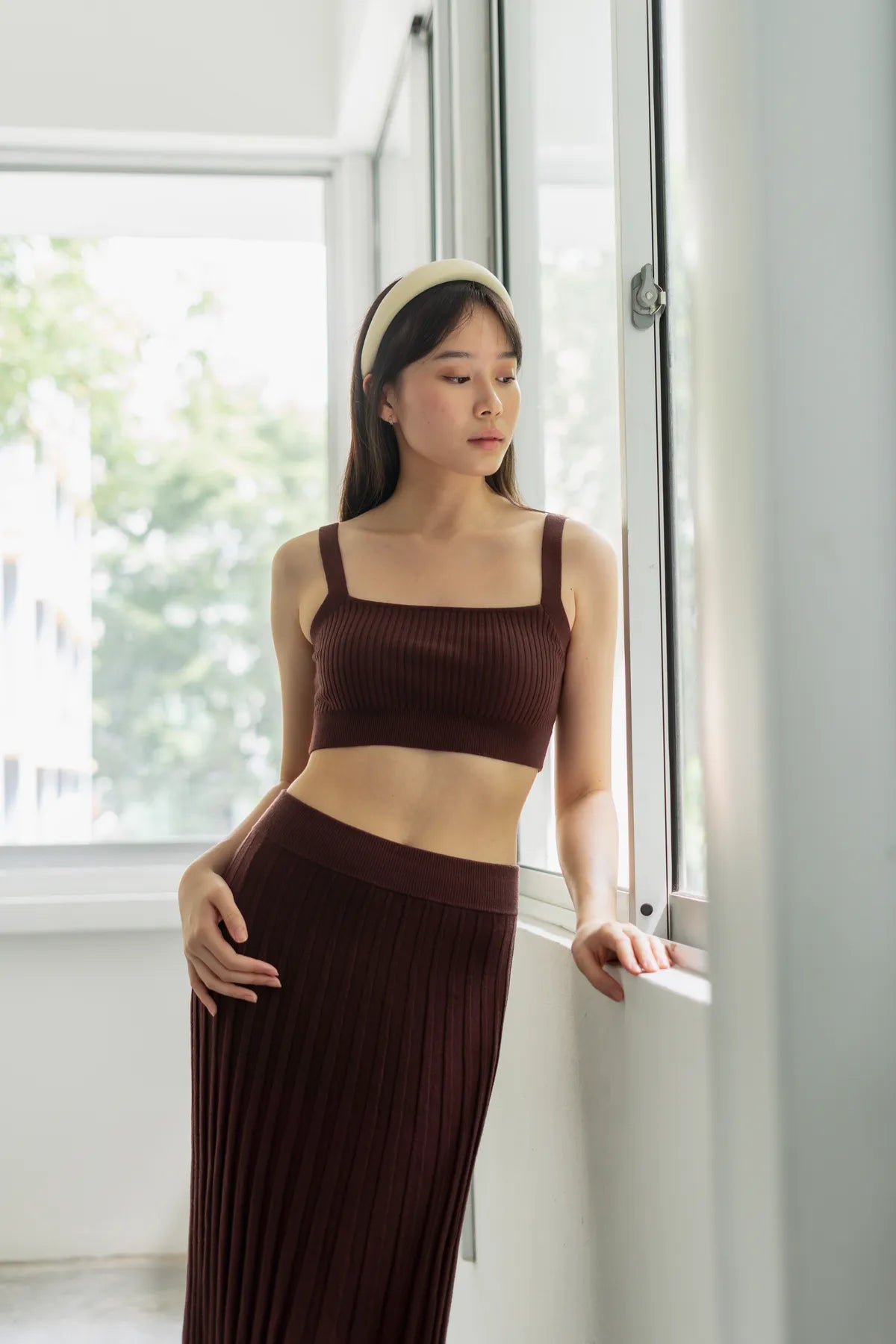 Blair Knitted Camisole Crop Top