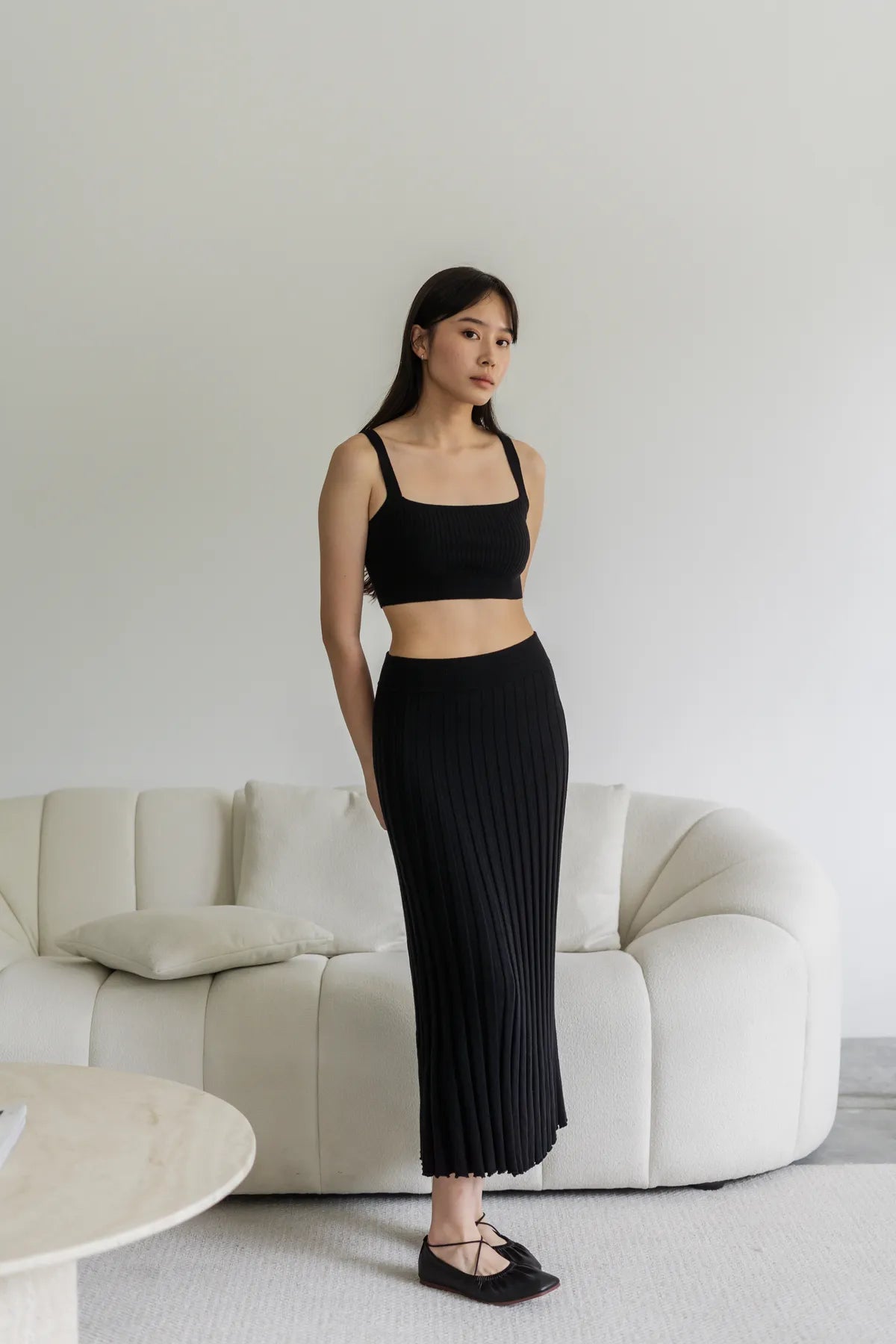 Blair Knitted Camisole Crop Top