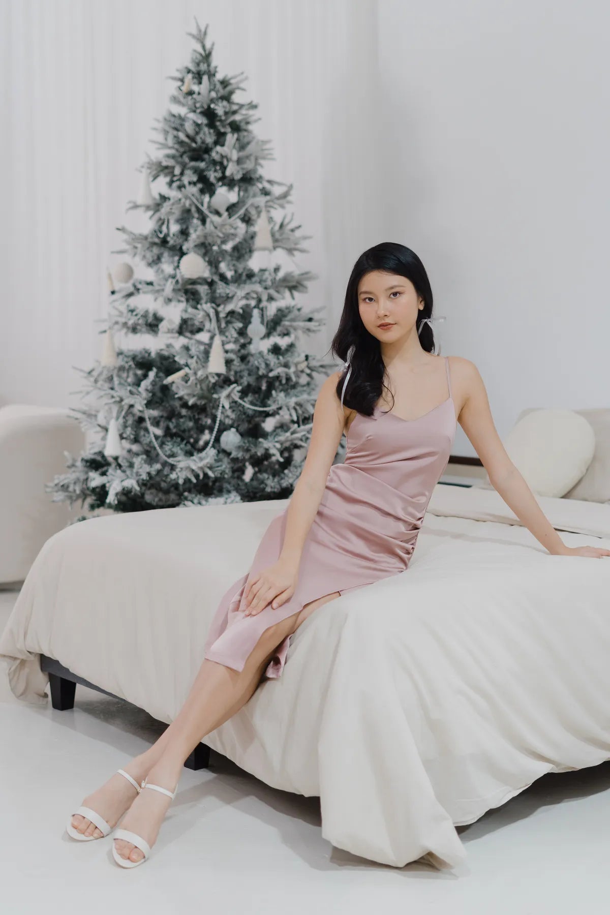 LIKKA x Weekend Strangers Halsey Overlap Ruched Dress