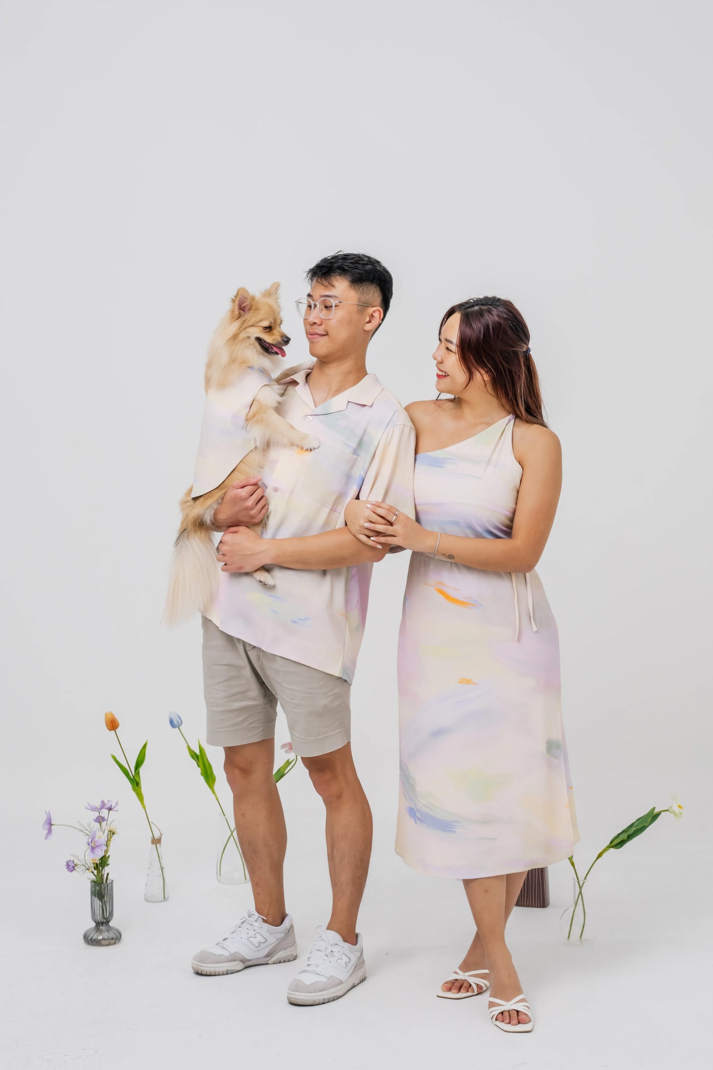 Lily Fitted Toga Midi Dress