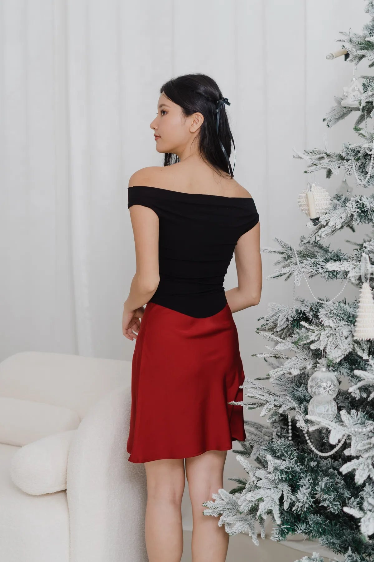 Casey Off-Shoulder Stretchy Top