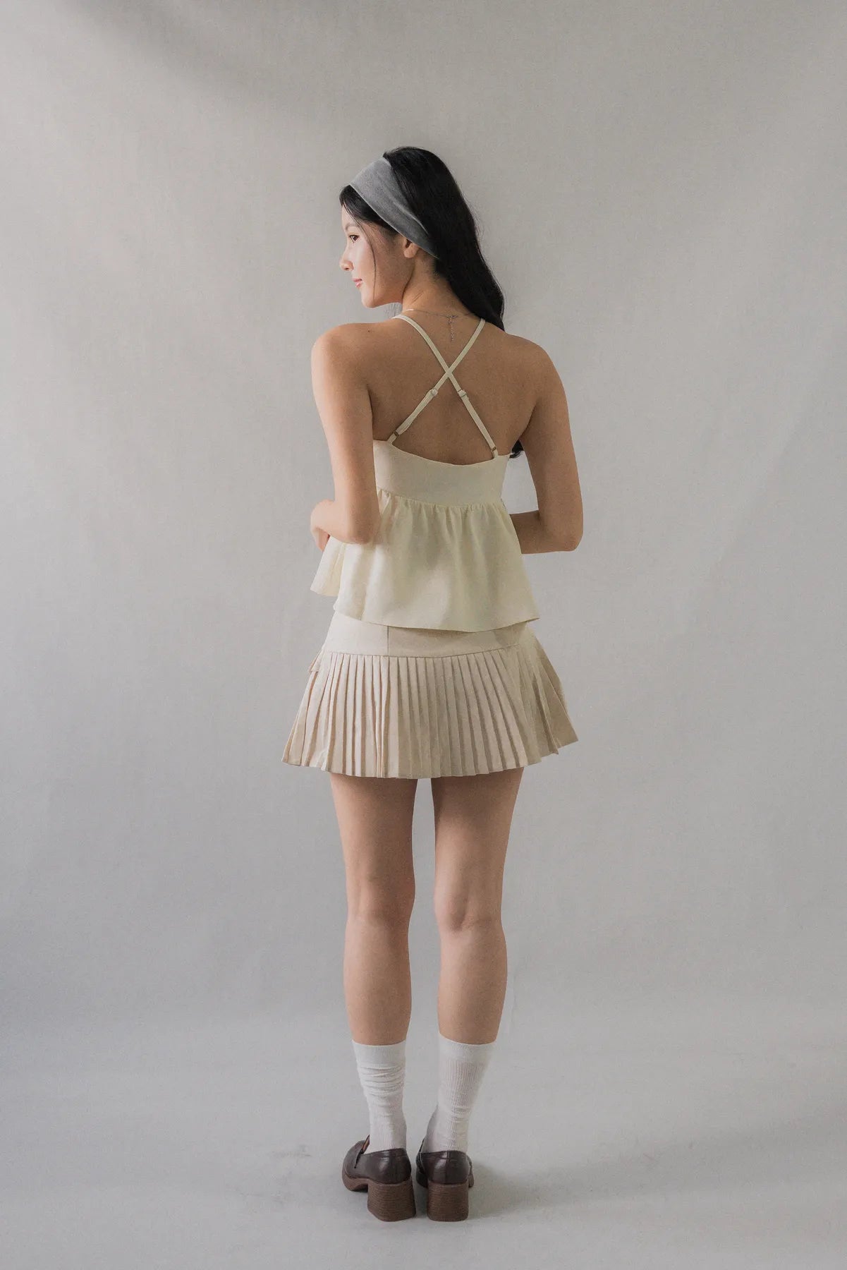 Peony Babydoll Padded Ribbon Top (Restocked)