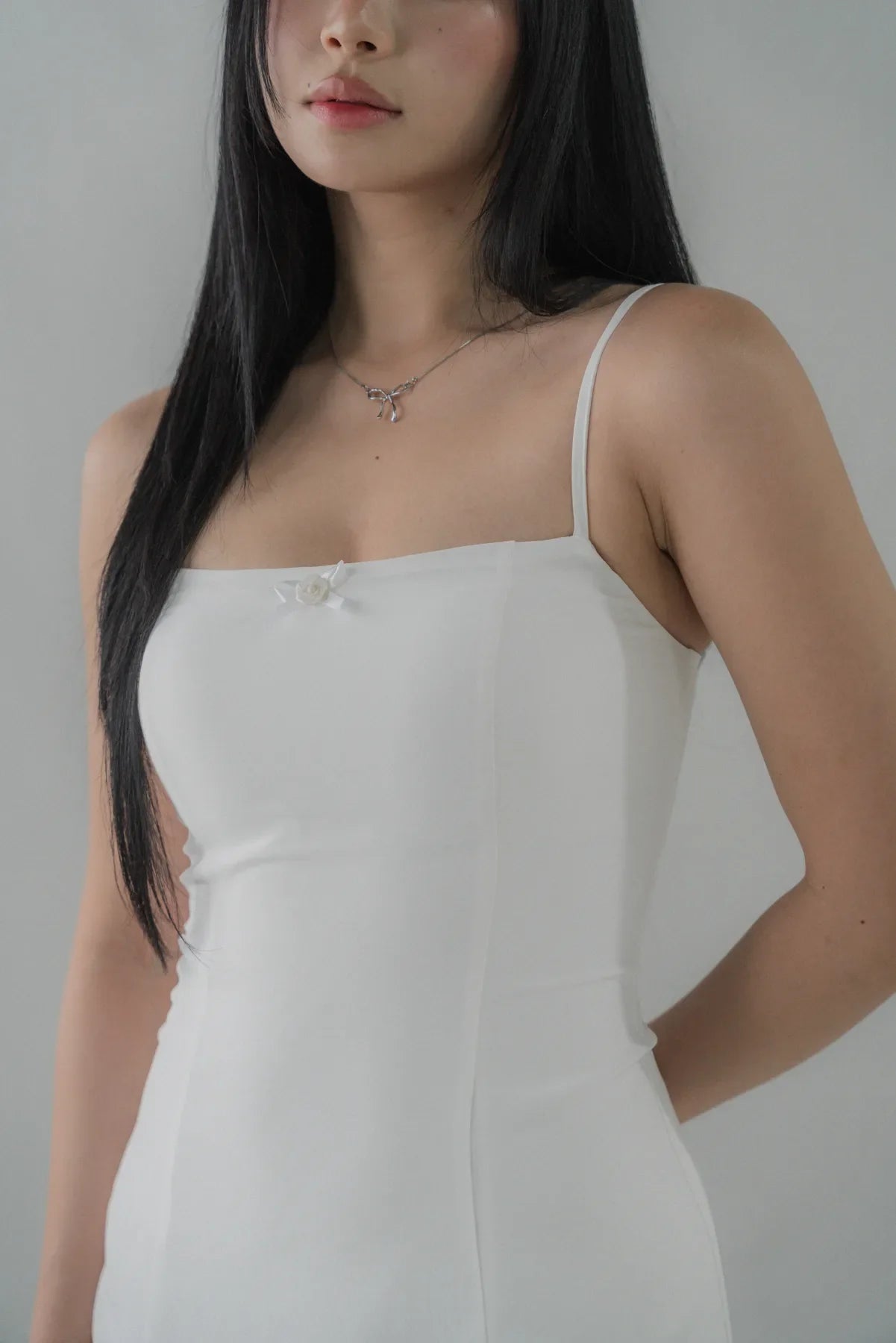 Bernadette Tiered Hem Padded Mini Dress