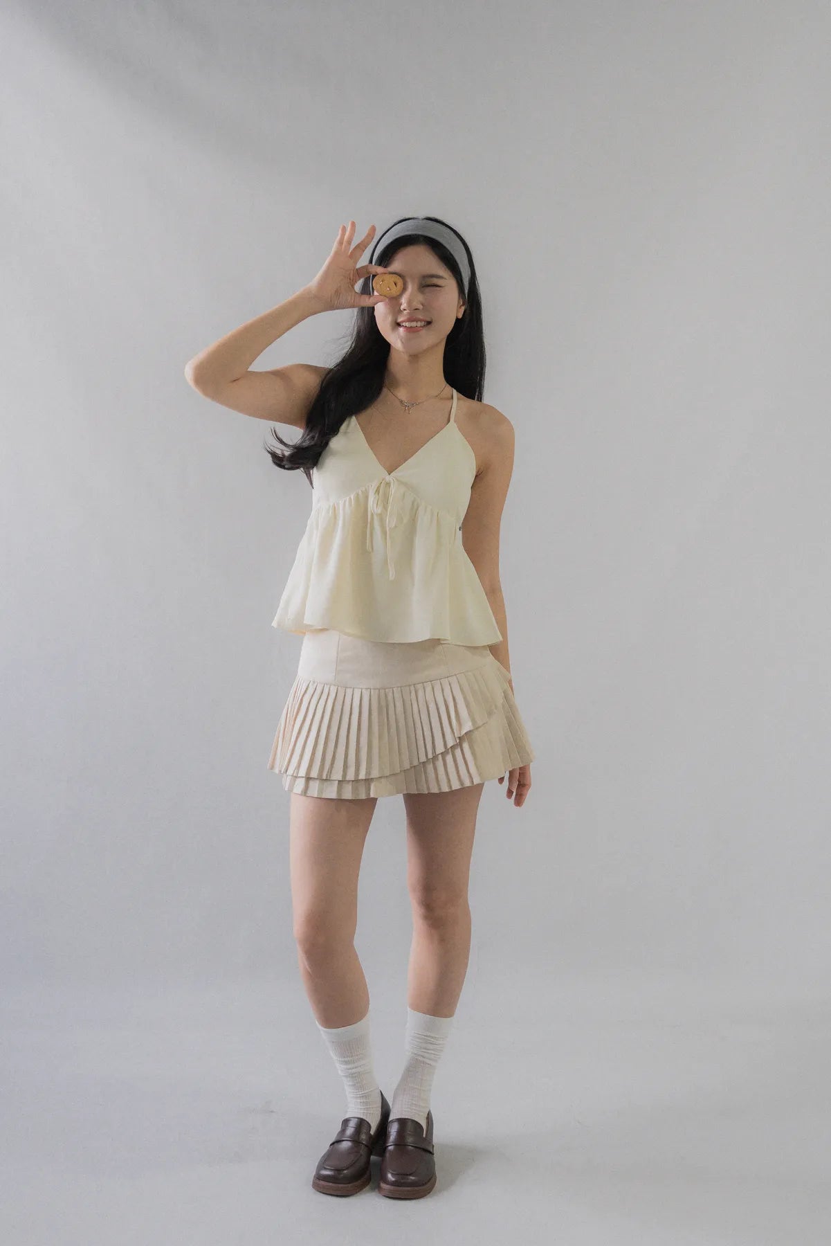Peony Babydoll Padded Ribbon Top (Restocked)
