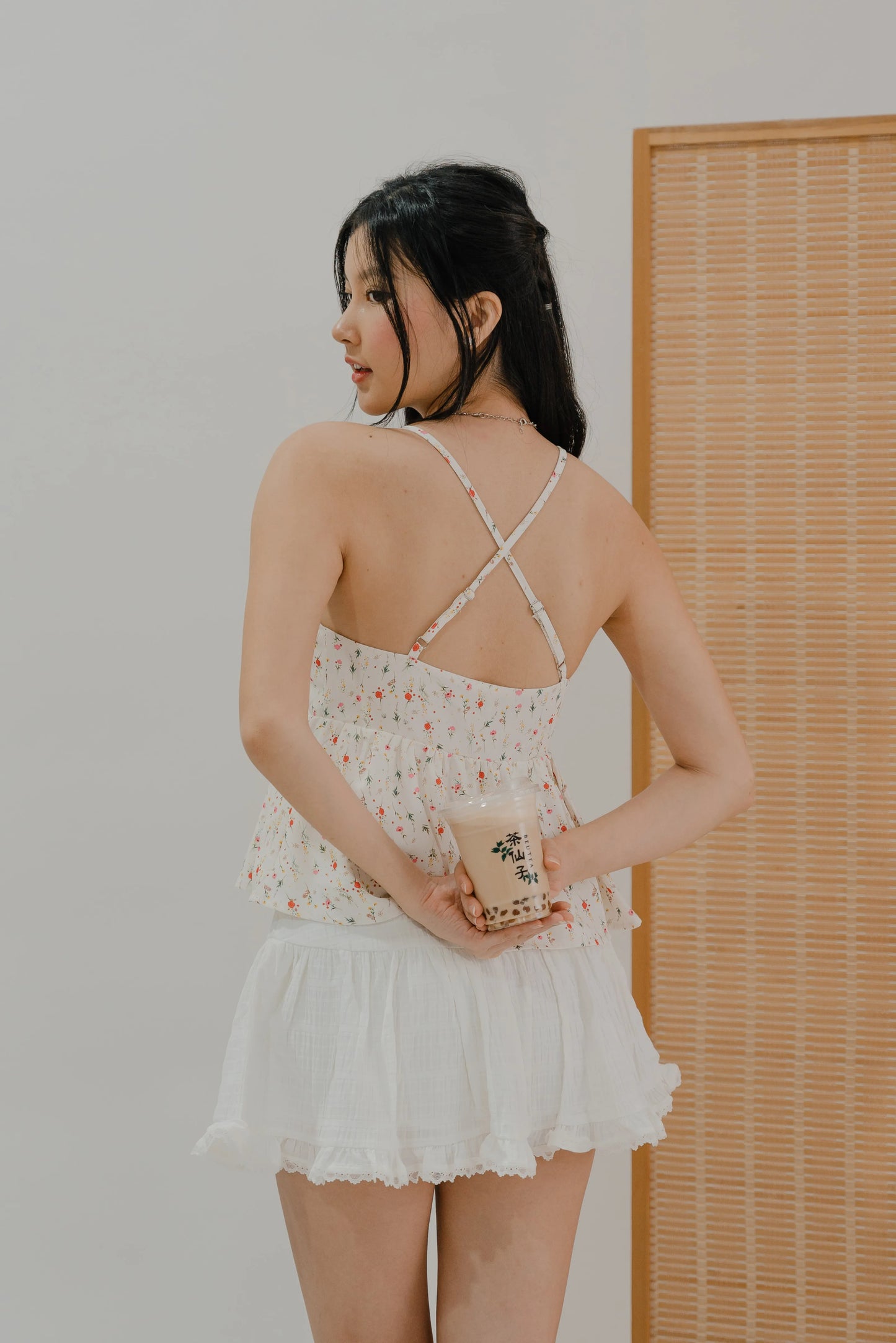 LIKKA x BEUTEA Peony Babydoll Padded Top