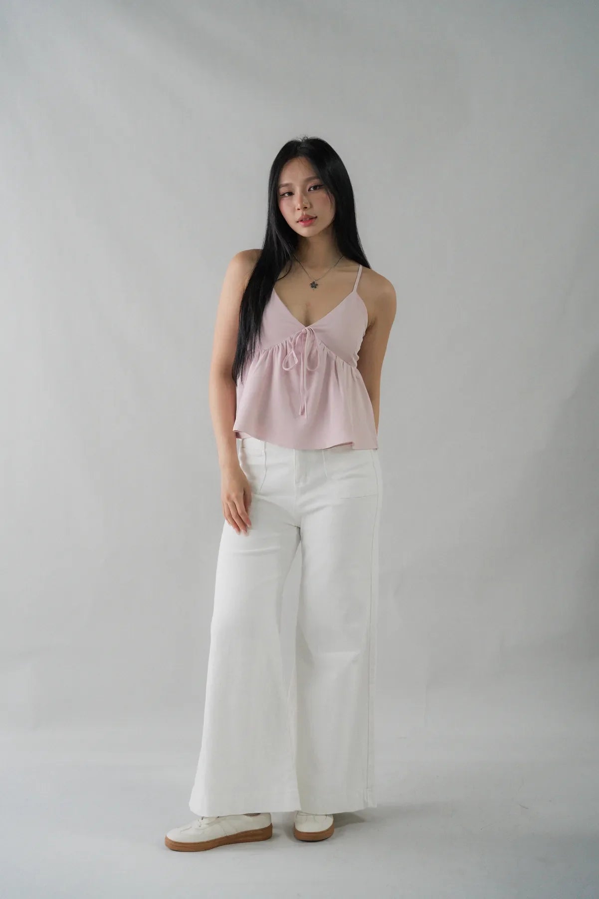 Peony Babydoll Padded Ribbon Top (Restocked)