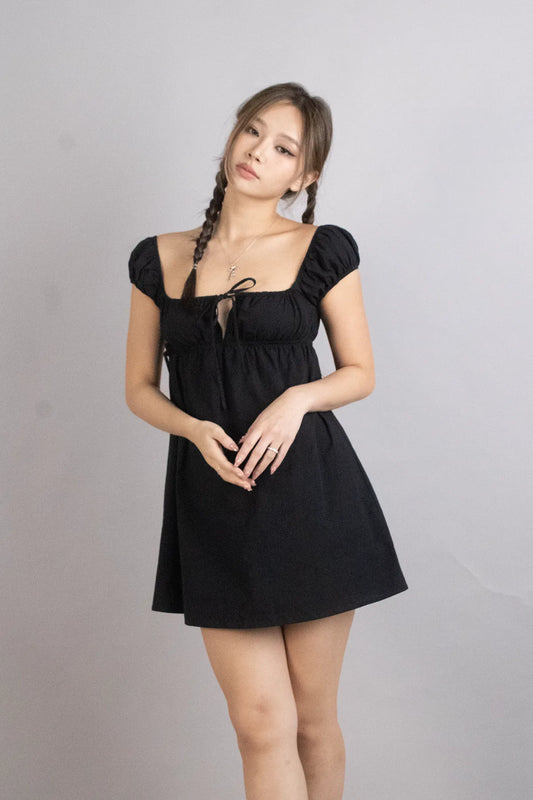 Jenny Cap Sleeve Babydoll Mini Dress