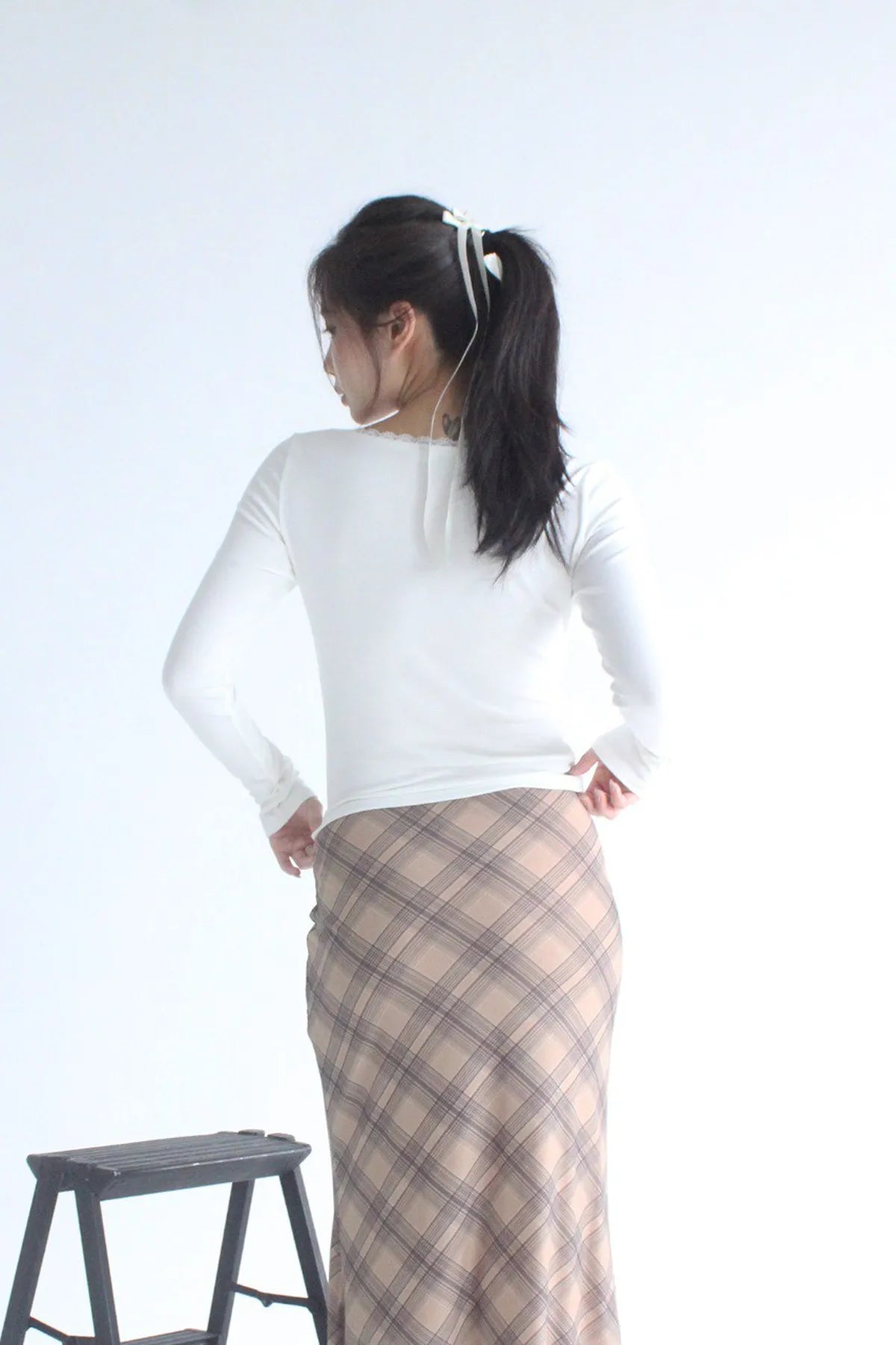 Juniper Lace Trim Long Sleeve Top