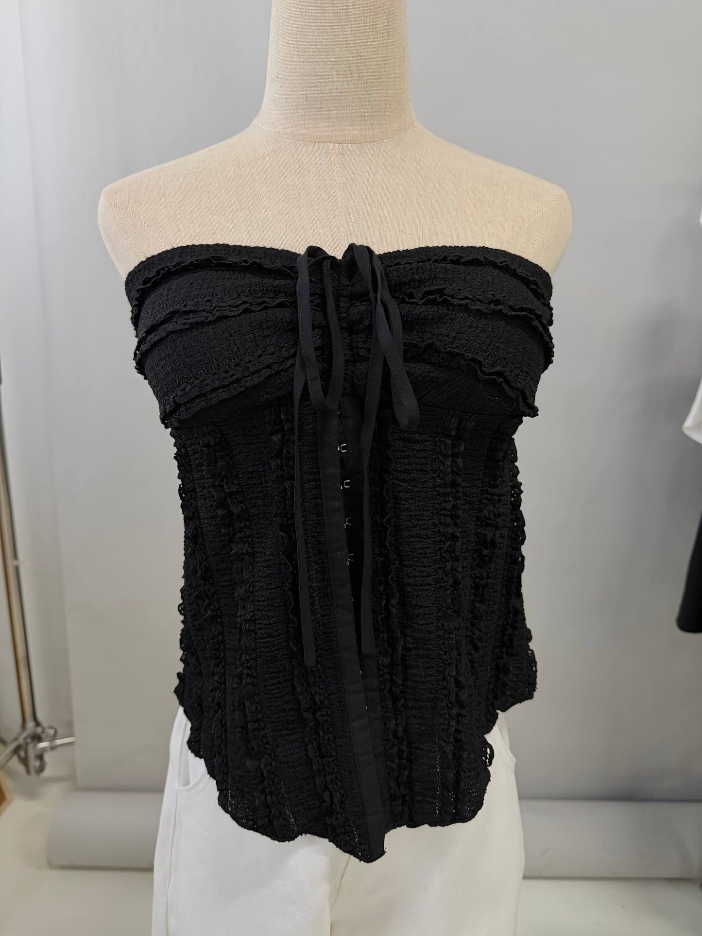 *PRELAUNCH* Nelly Ruffled Halter Tie Top