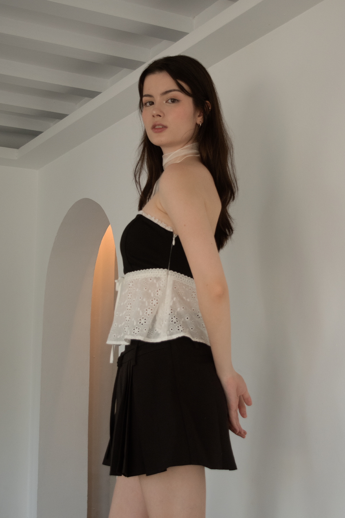 Clemence Lace Ribbon Tube Top (Restock)