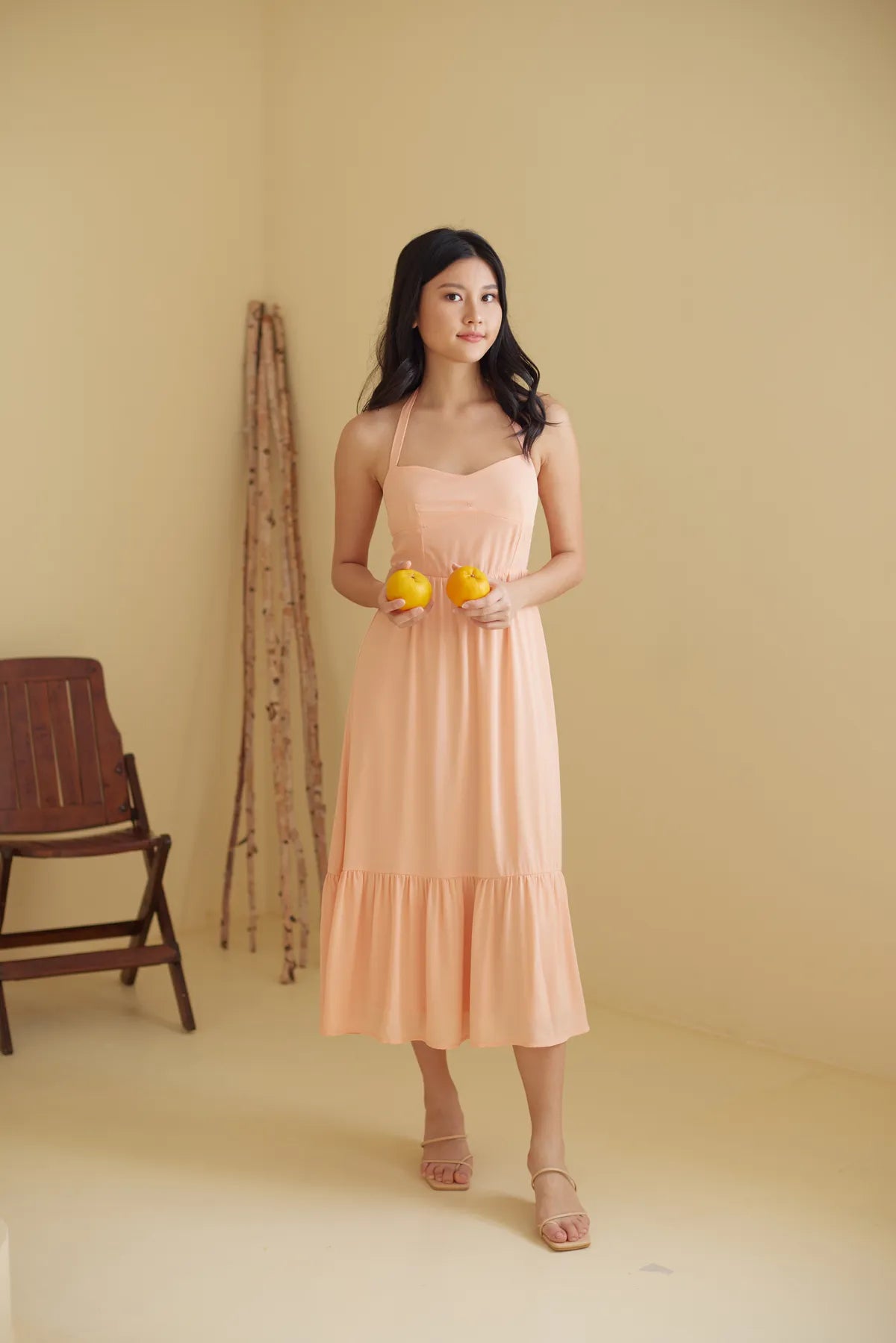 Piper Self Tie Sweetheart Dress