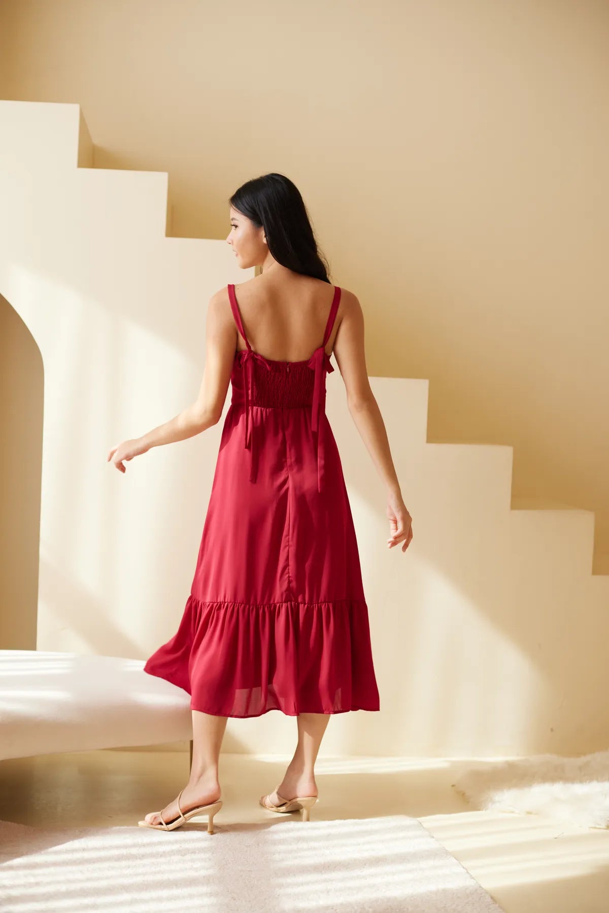 Piper Self Tie Sweetheart Dress