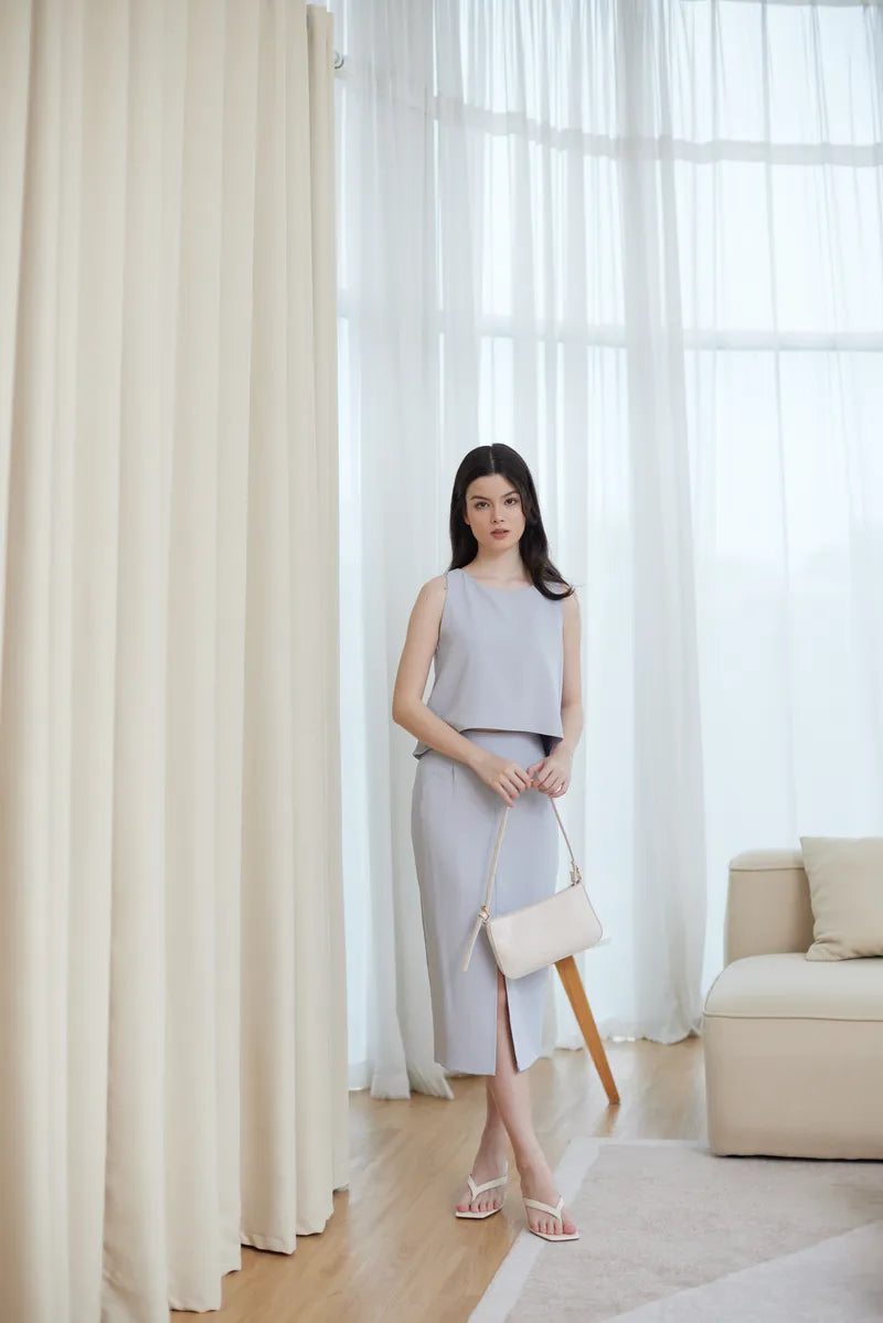 Rhea Front Slit Pencil Skirt