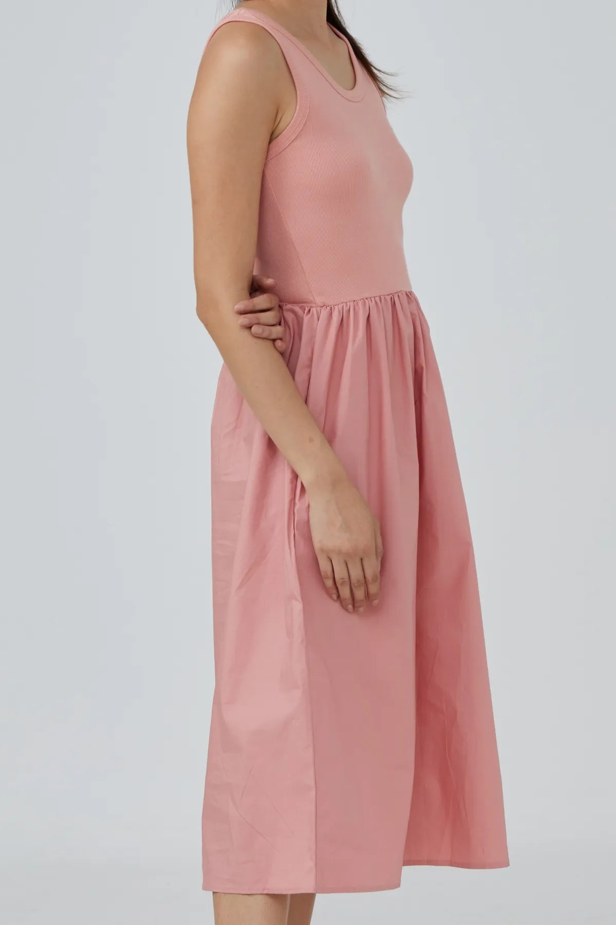 Bethany Flounce Tank Dress