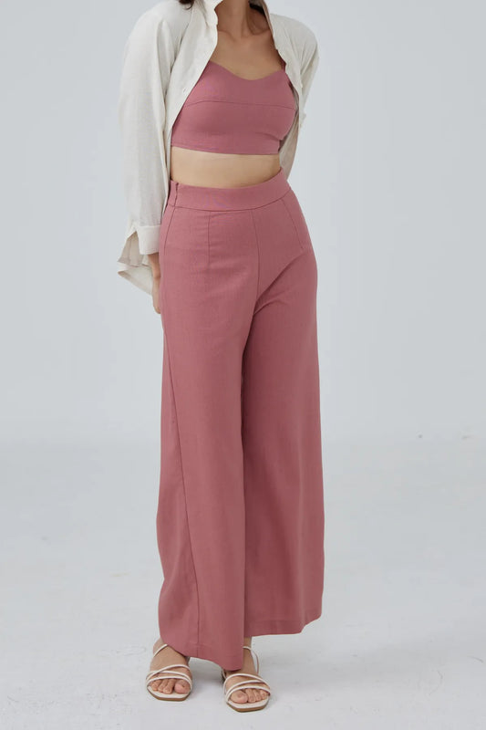 Horizon Flowy Linen Pants