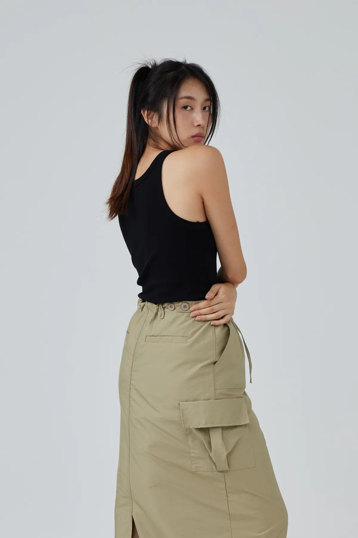 Bella Basic Racercut Tank Top