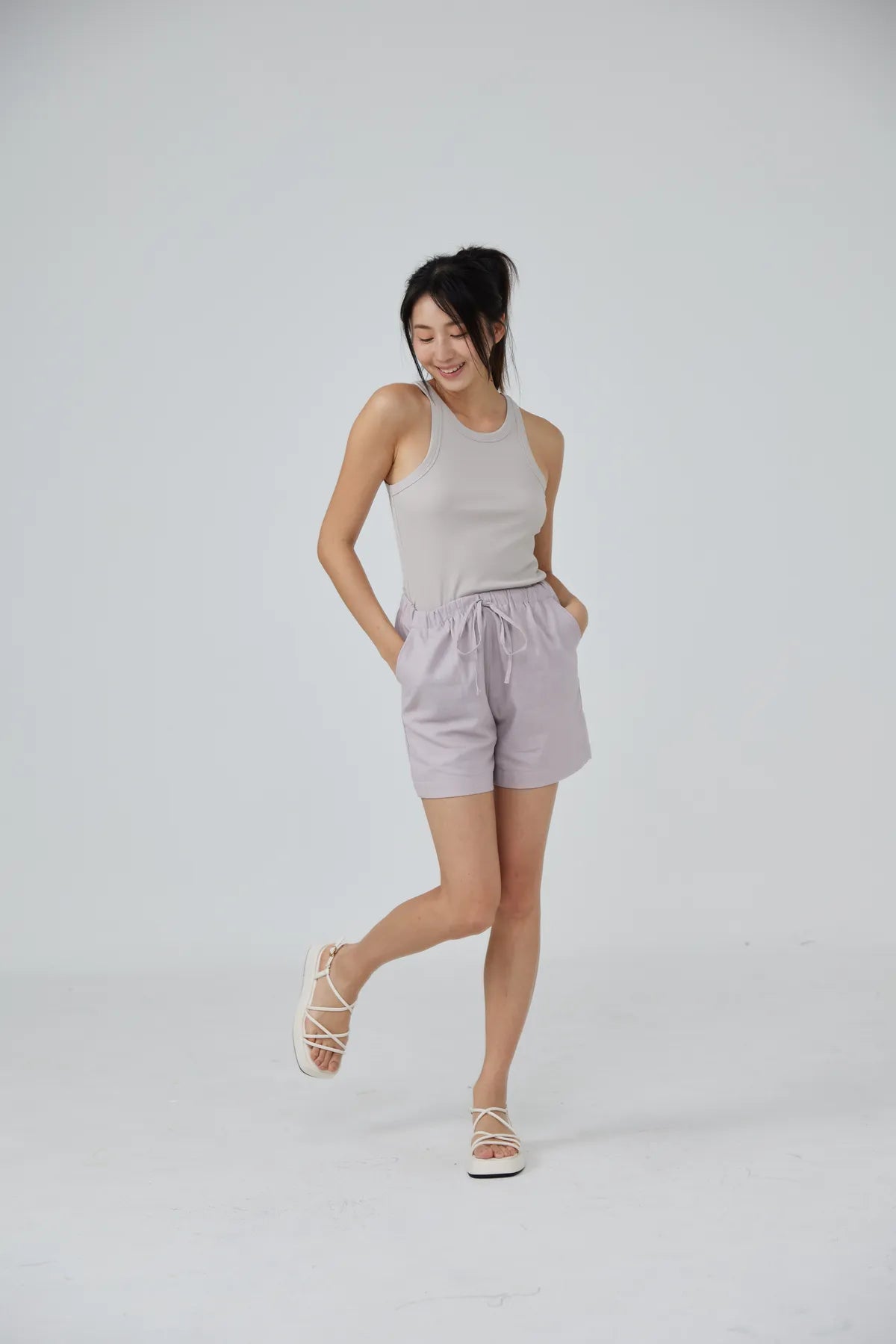 Bella Basic Racercut Tank Top