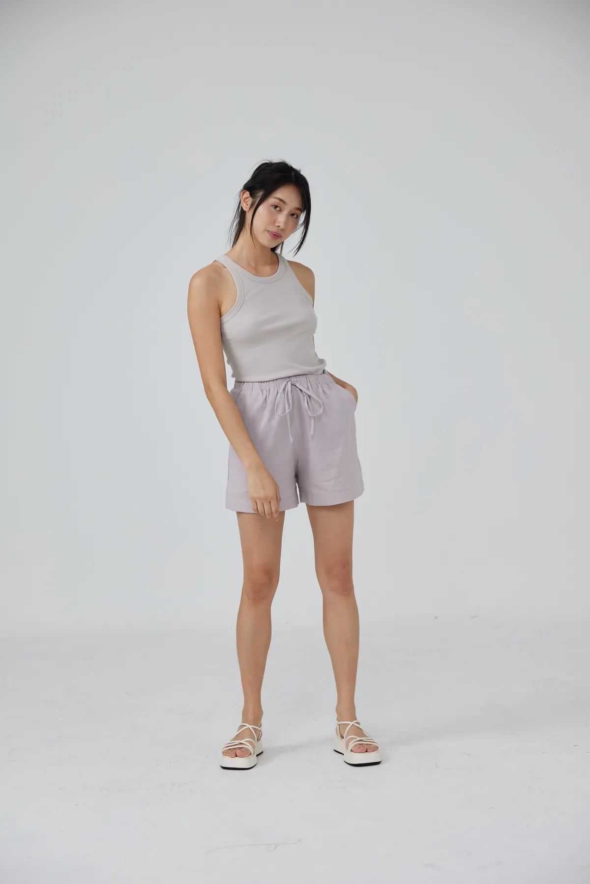Bella Basic Racercut Tank Top