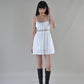 Josette Lace Panel Waist Padded Mini Dress