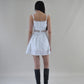 Josette Lace Panel Waist Padded Mini Dress