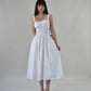 Beverly Corset Lace Trim Padded Long Dress