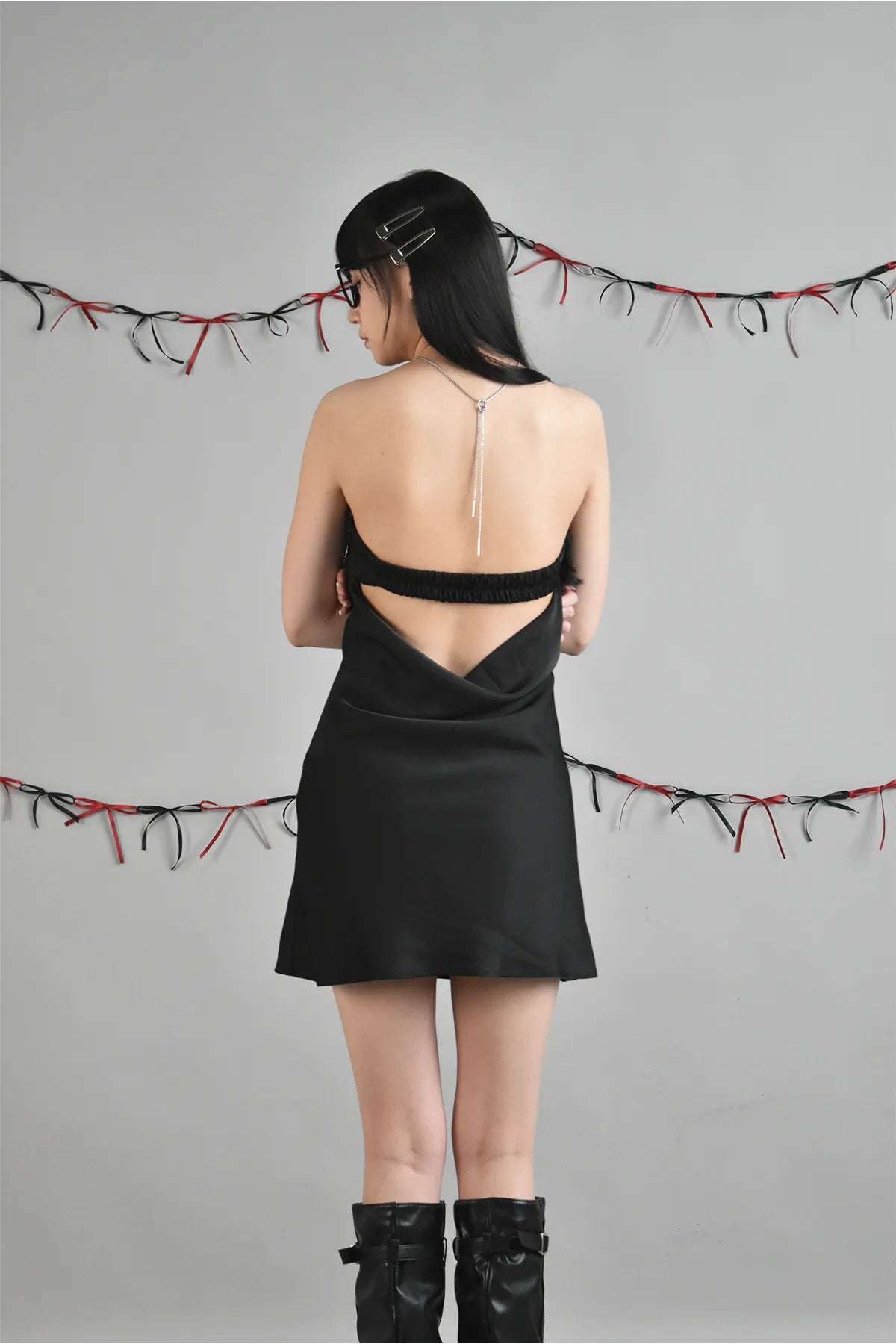 Imogen Backless Padded Mini Tube Dress