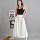 Marissa Bubble Hem Poufy Long Maxi Skirt